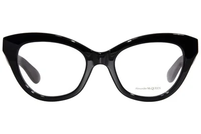 Alexander McQueen AM0395O 001 Eyeglasses Women 2