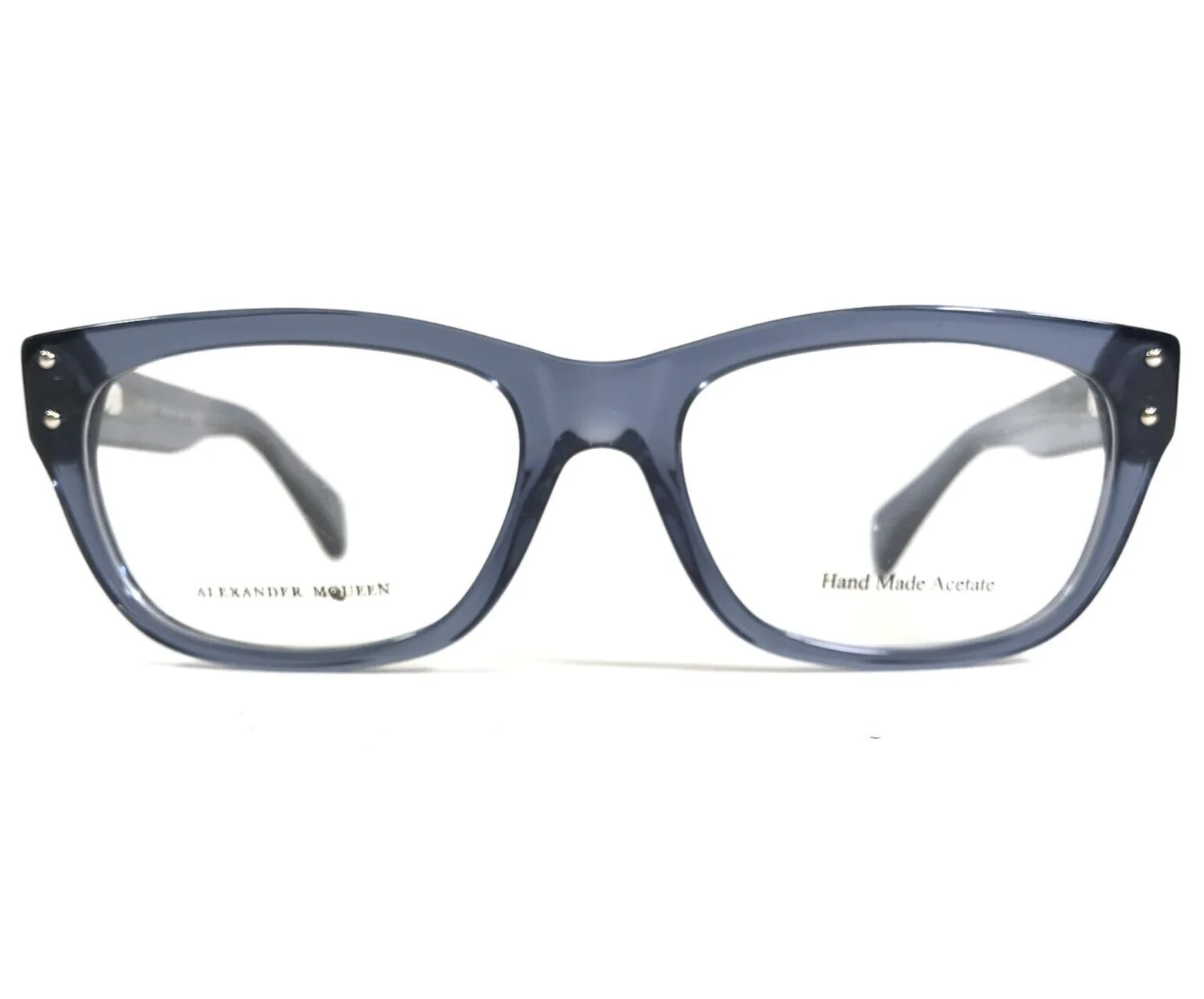 Alexander McQueen Eyeglasses Frames AMQ 4223 BMP Clear Blue 52-17-140