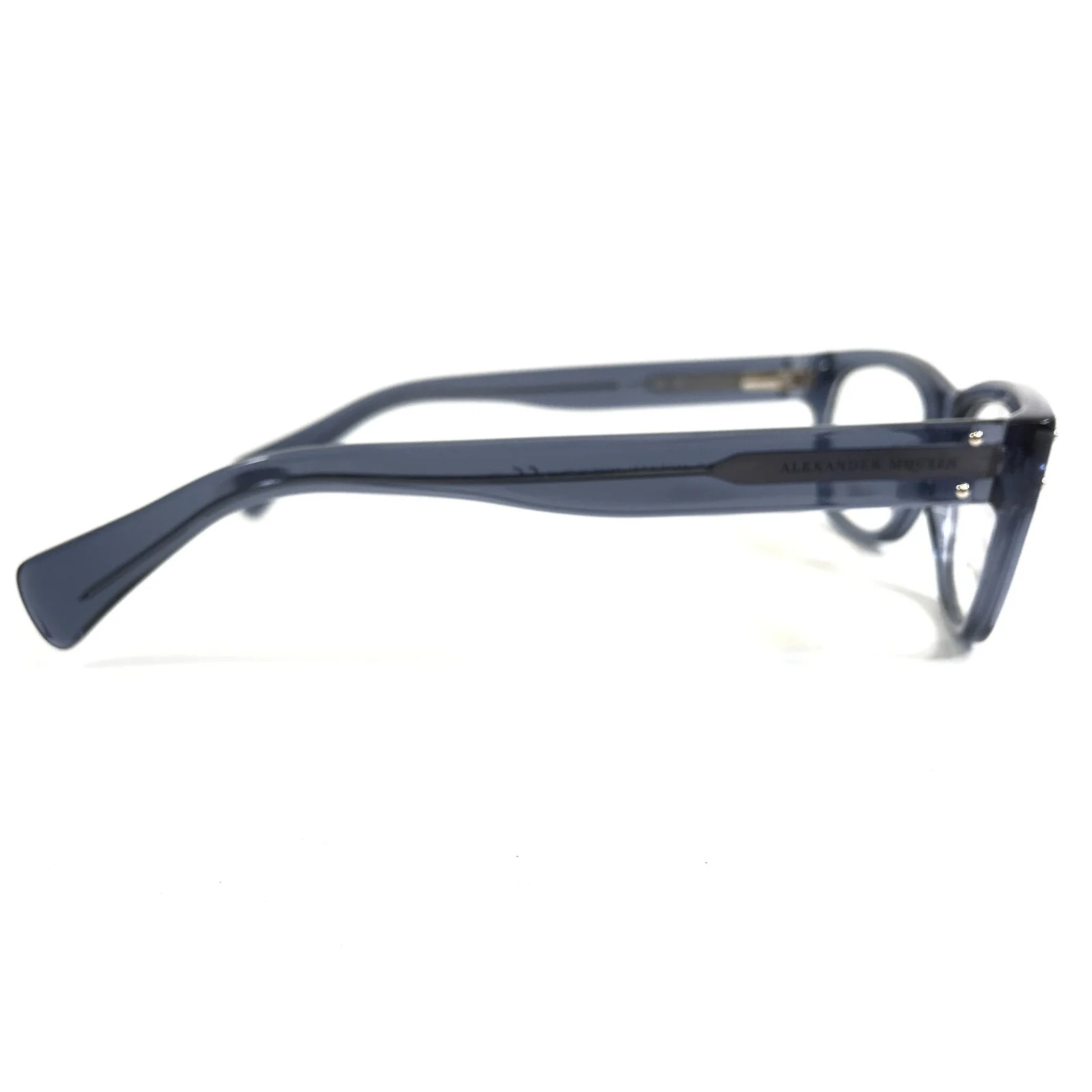 Alexander McQueen Eyeglasses Frames AMQ 4223 BMP Clear Blue 52-17-140 3