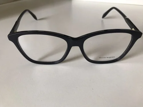 Alexander McQueen Square Eyeglasses AM0191O 001 black 54mm 191 2
