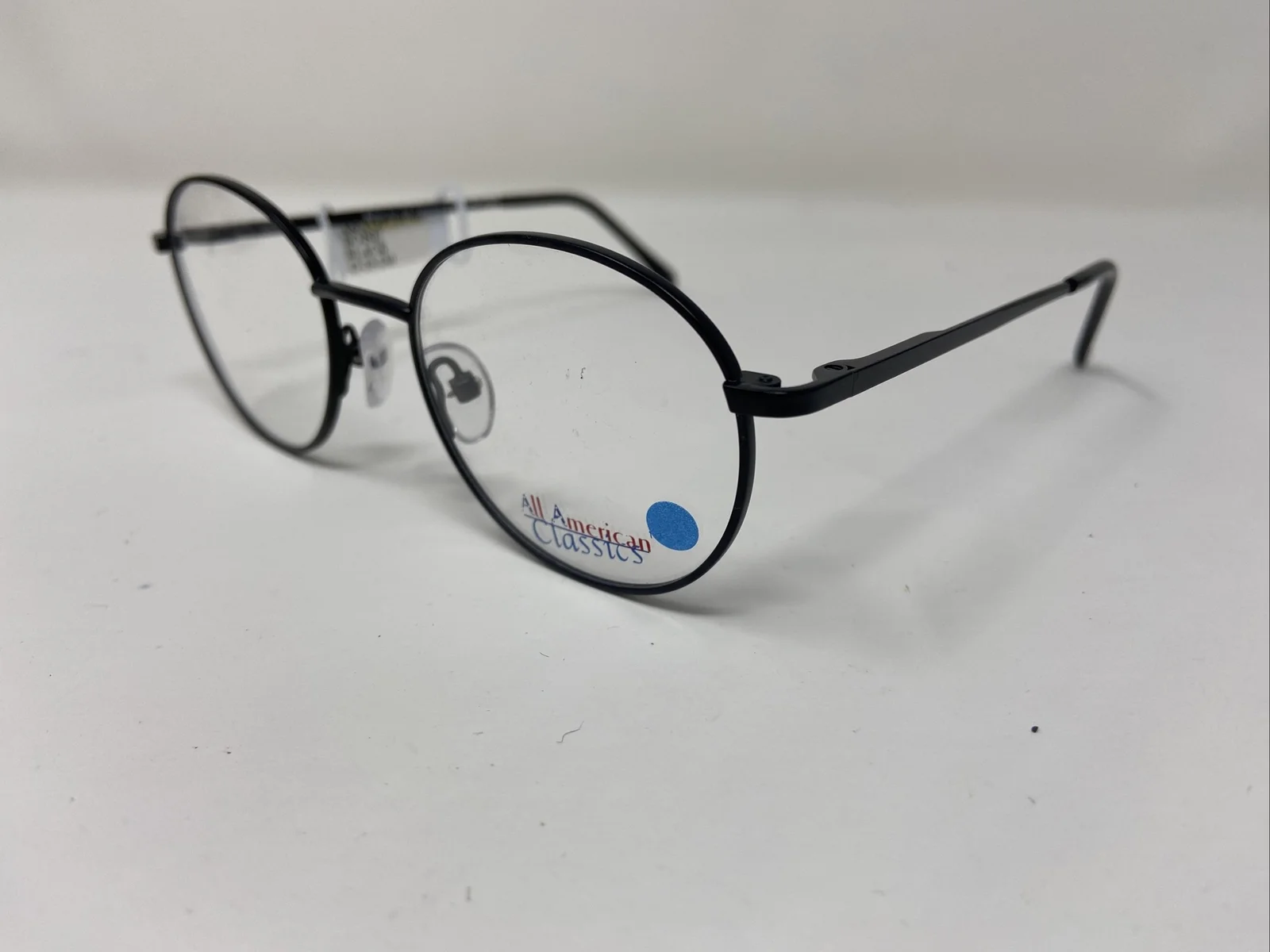 All American Classics Eyeglasses Frames Boise 47-19-130 Black Full Rim S568 2
