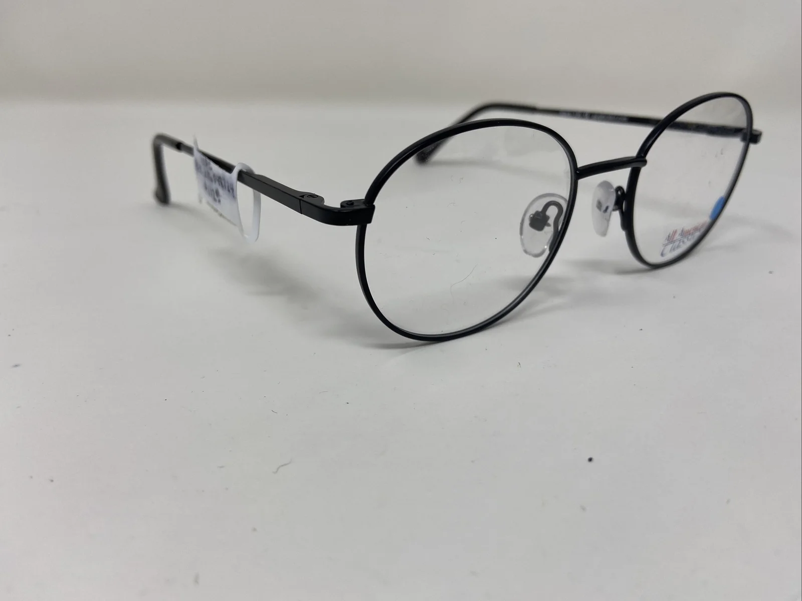 All American Classics Eyeglasses Frames Boise 47-19-130 Black Full Rim S568 4
