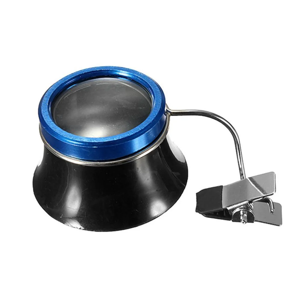 Alloy Clip-On Eyeglass Magnifier Portable for Reading Electronics Clock Repair 2