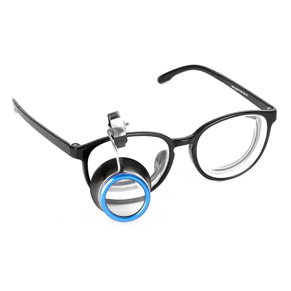 Alloy Clip-On Eyeglass Magnifier Portable for Reading Electronics Clock Repair 3