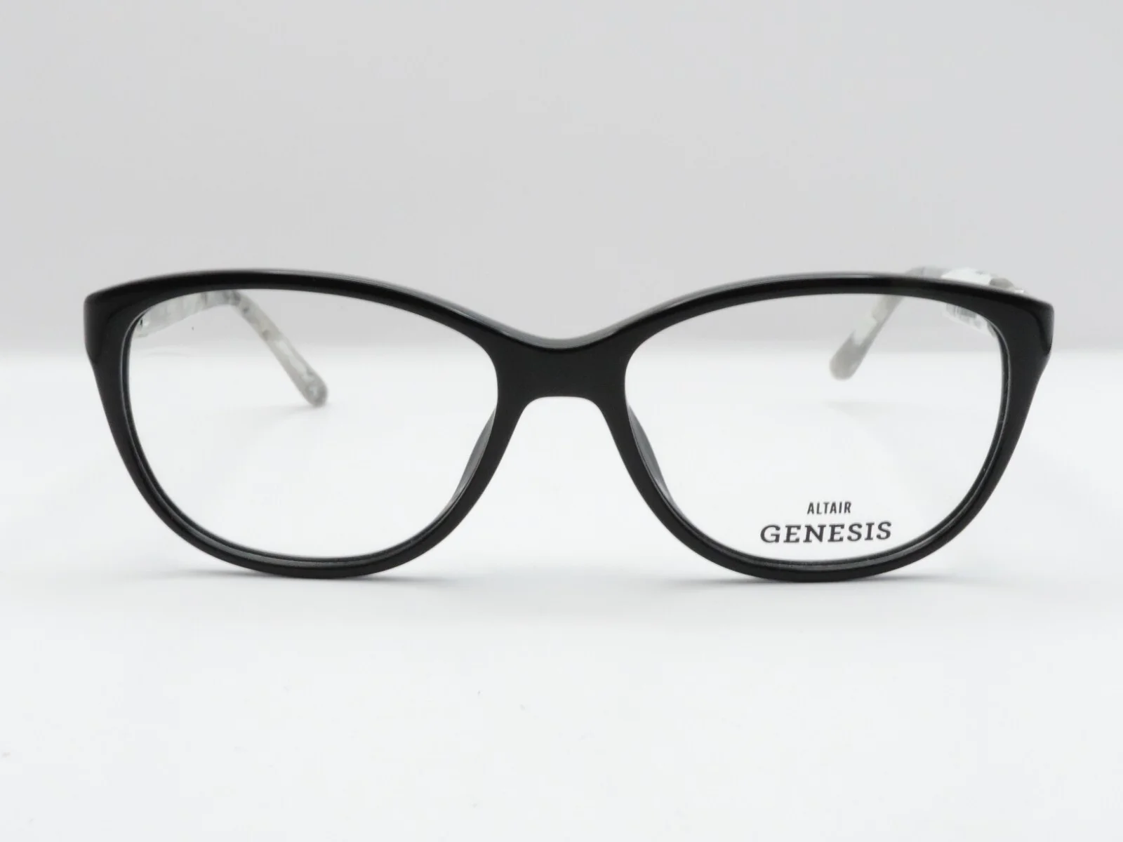 ALTAIR GENESIS G5047 FULL RIM ACETATE EYEGLASS FRAMES 001 BLACK 52-15-135 NWD* 1