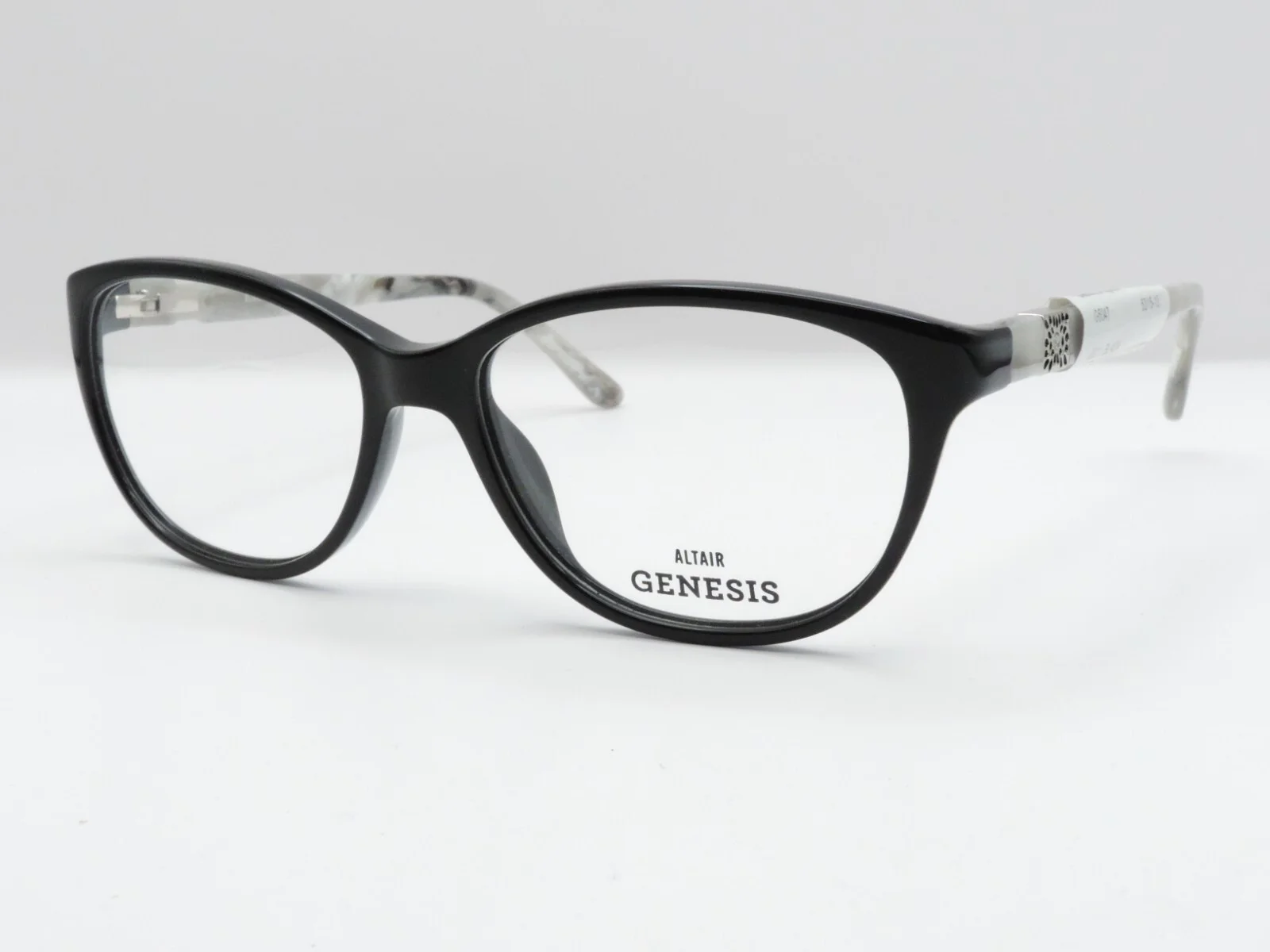 ALTAIR GENESIS G5047 FULL RIM ACETATE EYEGLASS FRAMES 001 BLACK 52-15-135 NWD* 2