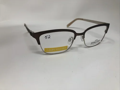 ALTAIR SUNLITES EYEGLASSES FRAME SL5015 200 CAFE BROWN 52-16-135 METAL X987 4