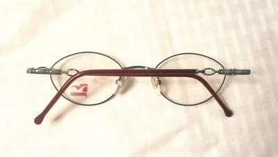 Ambassador Phoenix Italy Eyeglass Frames Blue Burgundy LF 352 45-18 135 Lot p7 3