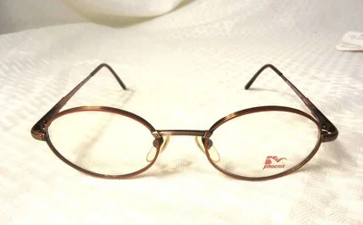 Ambassador Phoenix Italy Eyeglass Frames Bronze Pewter LF 275 48-20 135 Lot p4