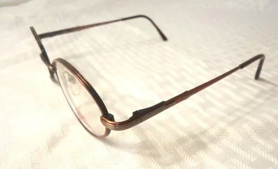 Ambassador Phoenix Italy Eyeglass Frames Bronze Pewter LF 275 48-20 135 Lot p4 2