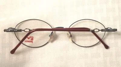 Ambassador Phoenix Italy Eyeglass Frames Teal Burgundy LF 352 47-18 135 Lot p10 3