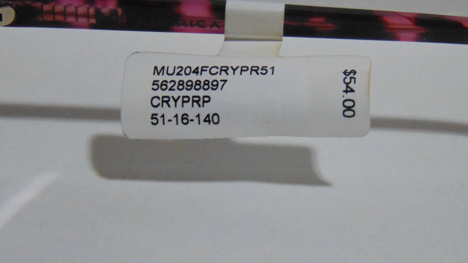AMERICA Eyeglasses Frame USA MADE MU204FCRYPR51 CRYSTAL PURPLE 51-16-140 NEW 4