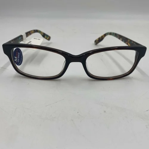 America USA Made MU210FCRYBN53 Eyeglass Frames 53-18-140 Brown 02098 3