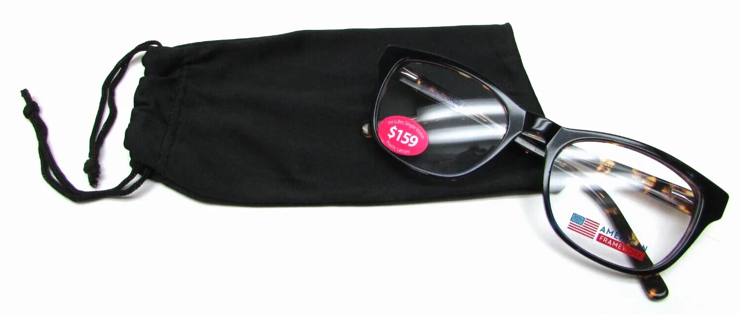 American Framework BOISE NVTT Full Rim Optical Frame with Soft Case 53/19-140
