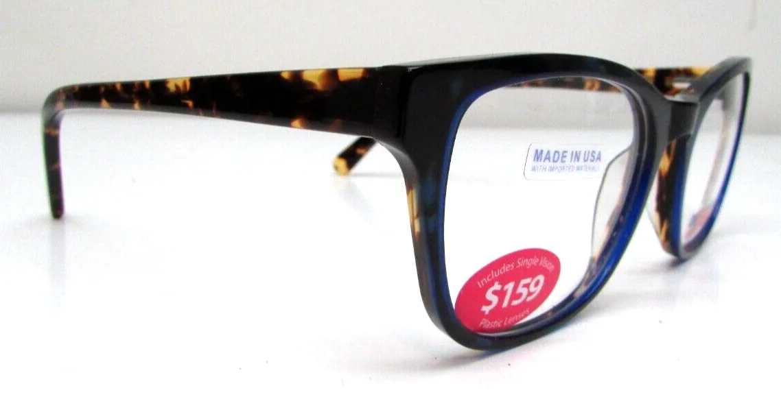 American Framework BOISE NVTT Full Rim Optical Frame with Soft Case 53/19-140 4