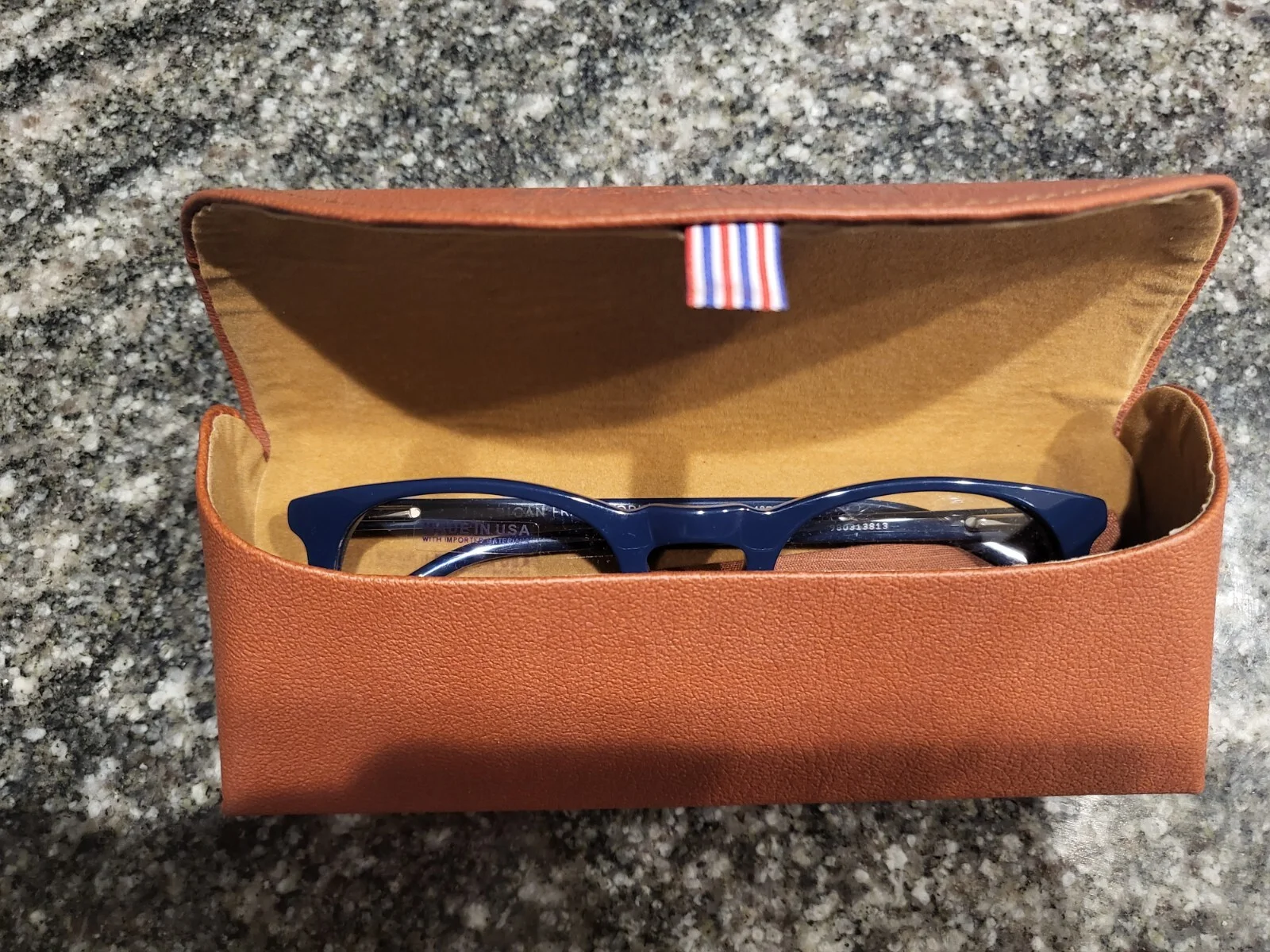 American Framework Nashville Navy Full Rim Optical Frame w/ Hard Case NEW 4