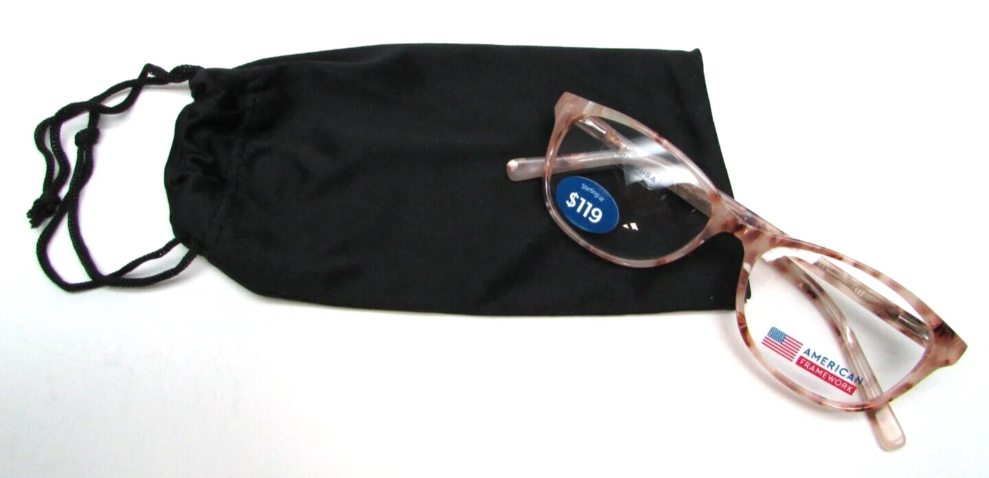 American Framework TOPEKA BSTT Full Rim Optical Frame w/ Soft Case 52/16-140