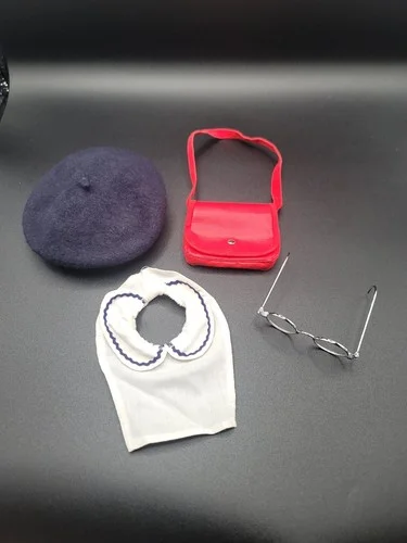American Girl Molly Meet Accessories Hat, Glasses & Bag Plus Dickie