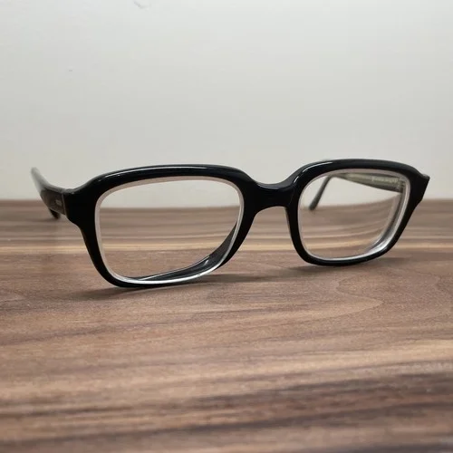 American Optical Vintage AO Black Eyeglass Frames 544 52[]21- 6