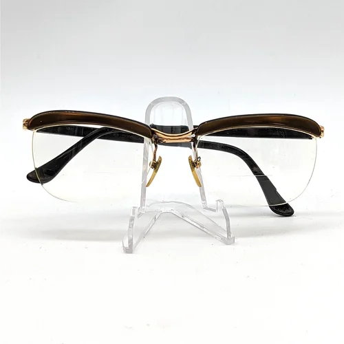 Amor Gold Filled Half Frame Glasses Vintage 1960s Made in France Says 18mm GF