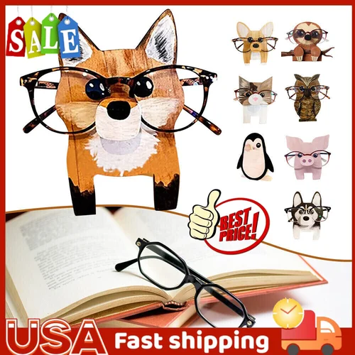 Animal Eyeglasses Holder Cute Glasses Sunglasses Stand Display Case Rack Decor