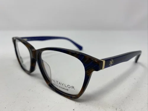 Ann Taylor Petite ATP821 C02 50-14-130 Blue Tortoise Eyeglasses Frame OX40 2