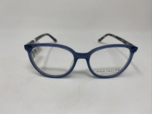 ANN TAYLOR PETITE EYEWEAR ATP 816 C03 48/15/135 BLUE Gray FLEX HINGE &Q82