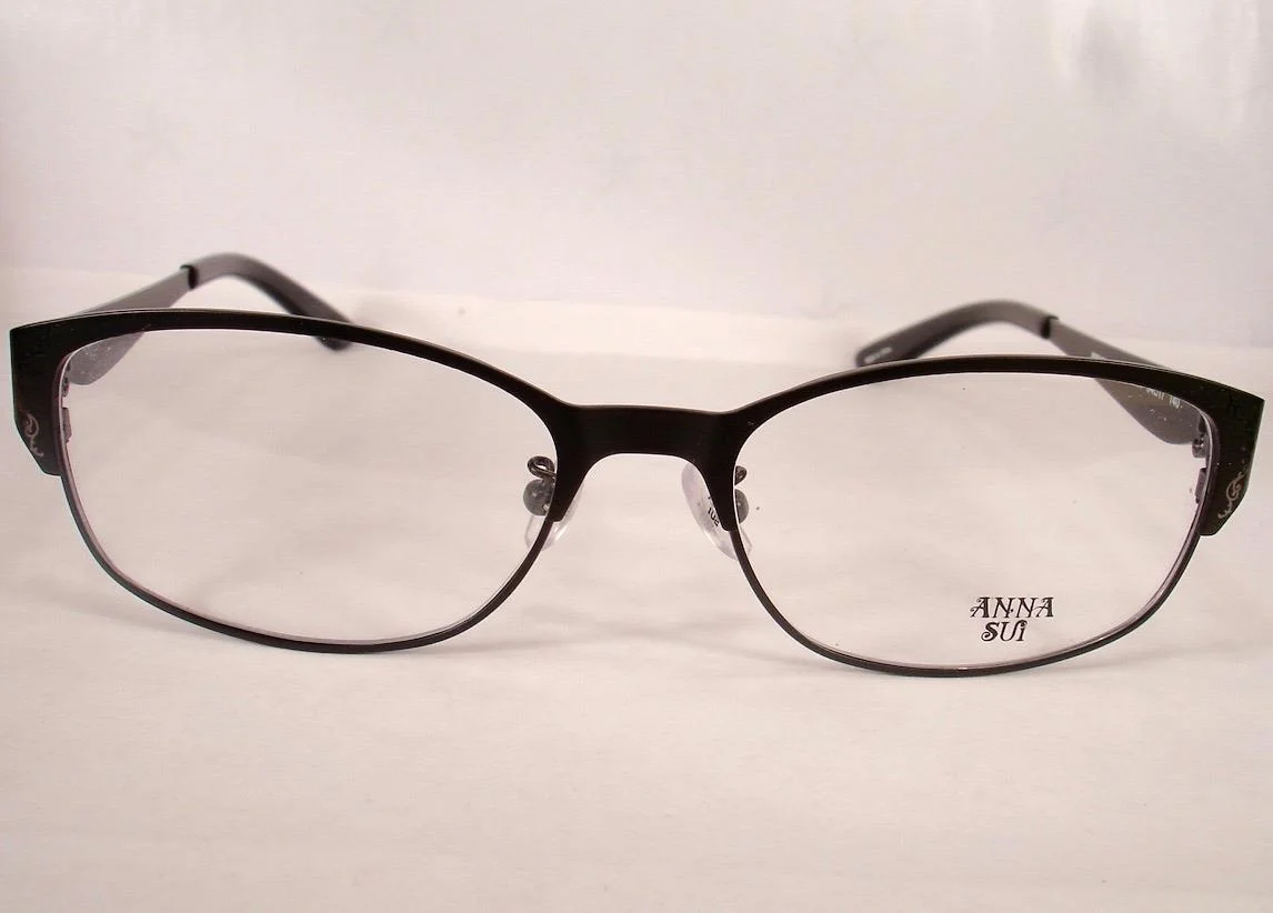 ANNA SUI AS 182 01 Black Women Eyeglass Frames Metal Designer Optical 3