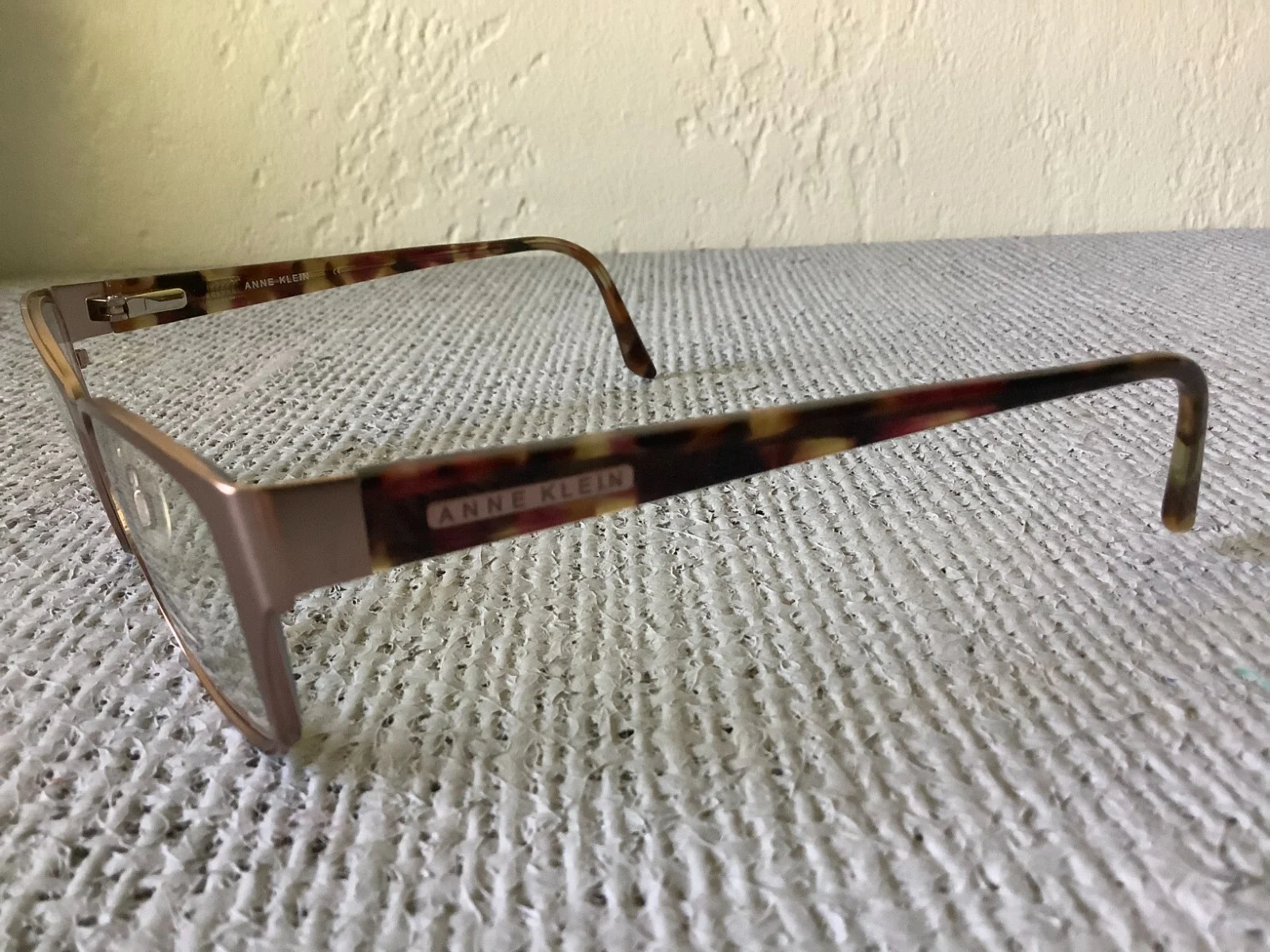 Anne Klein AK 5062 717 Rose Gold Tortoise Eyeglasses FRAMES 52-17-135 VGood 3