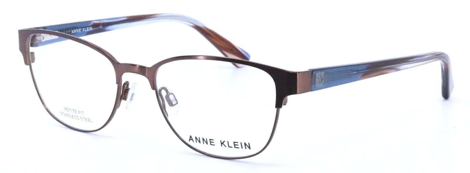 ANNE KLEIN AK5087 200 Mocha Cat Eye Womens Full Rim Eyeglasses Frames 50-17-135