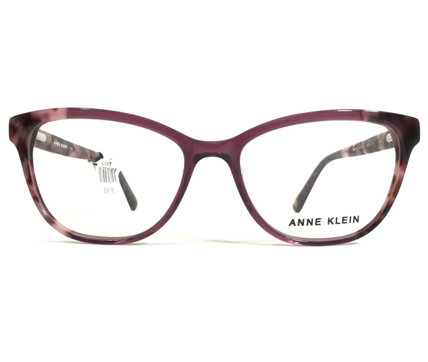 Anne Klein Eyeglasses Frames AK5069 501 PLUM Tortoise Cat Eye Full Rim 53-16-135
