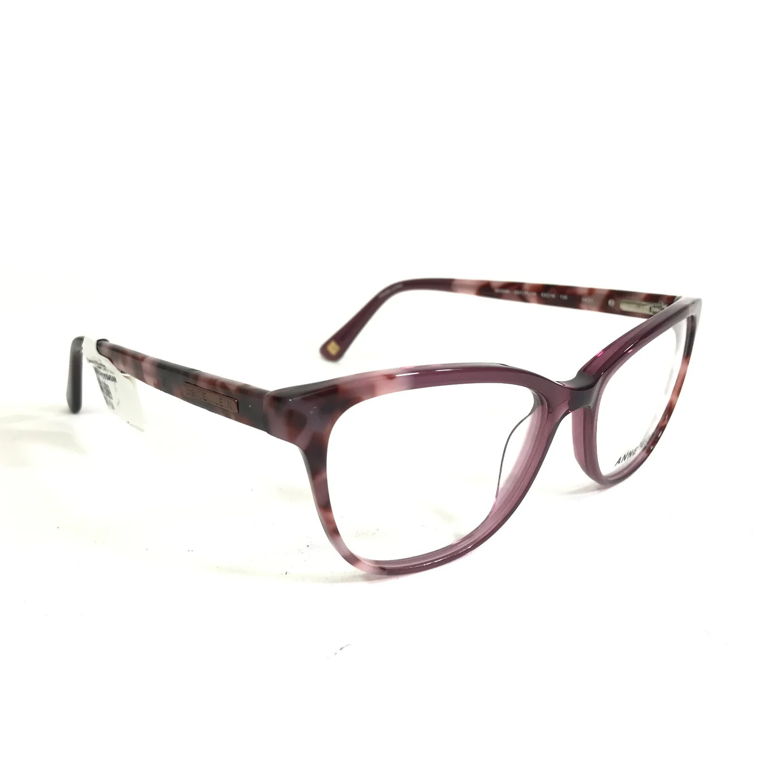 Anne Klein Eyeglasses Frames AK5069 501 PLUM Tortoise Cat Eye Full Rim 53-16-135 2