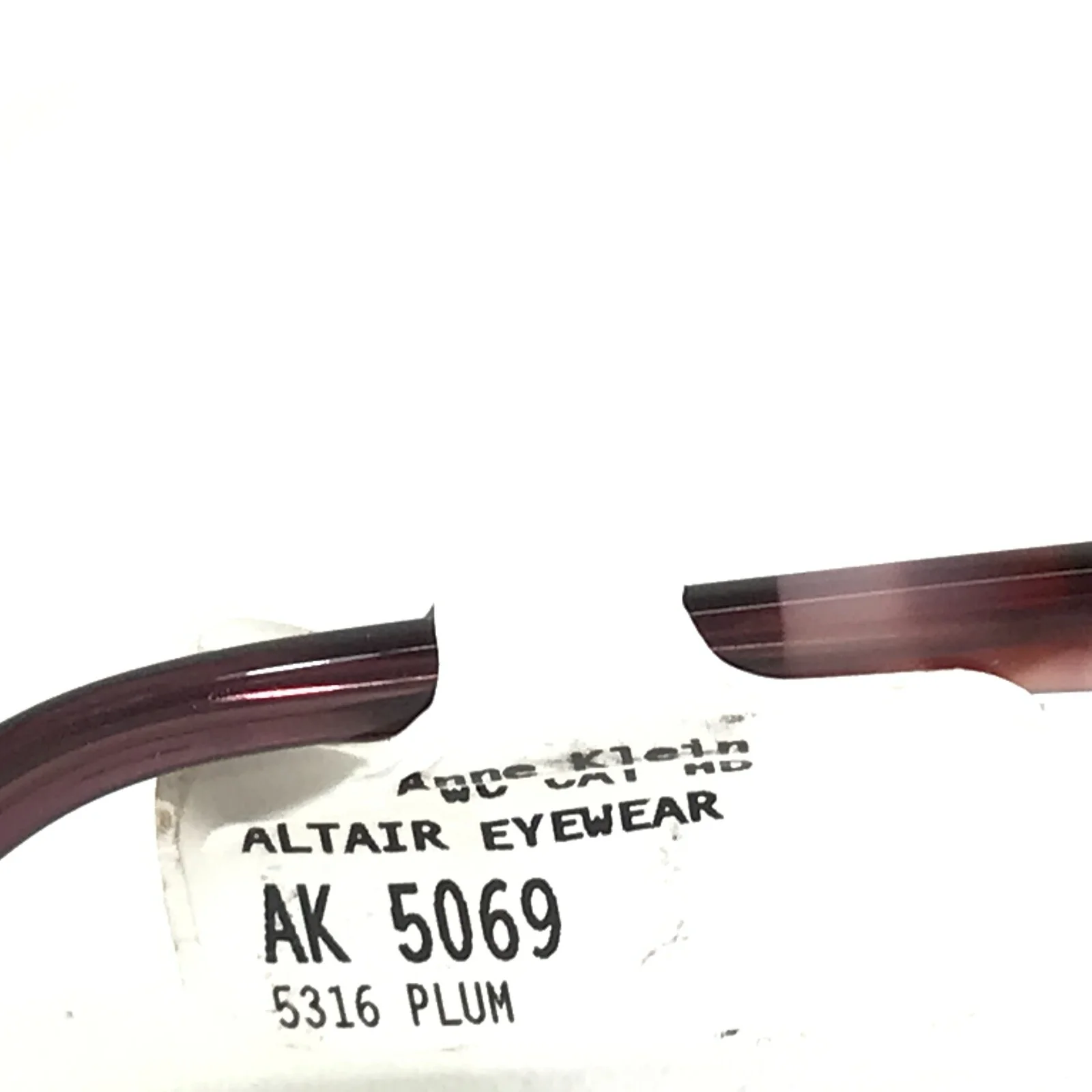 Anne Klein Eyeglasses Frames AK5069 501 PLUM Tortoise Cat Eye Full Rim 53-16-135 4