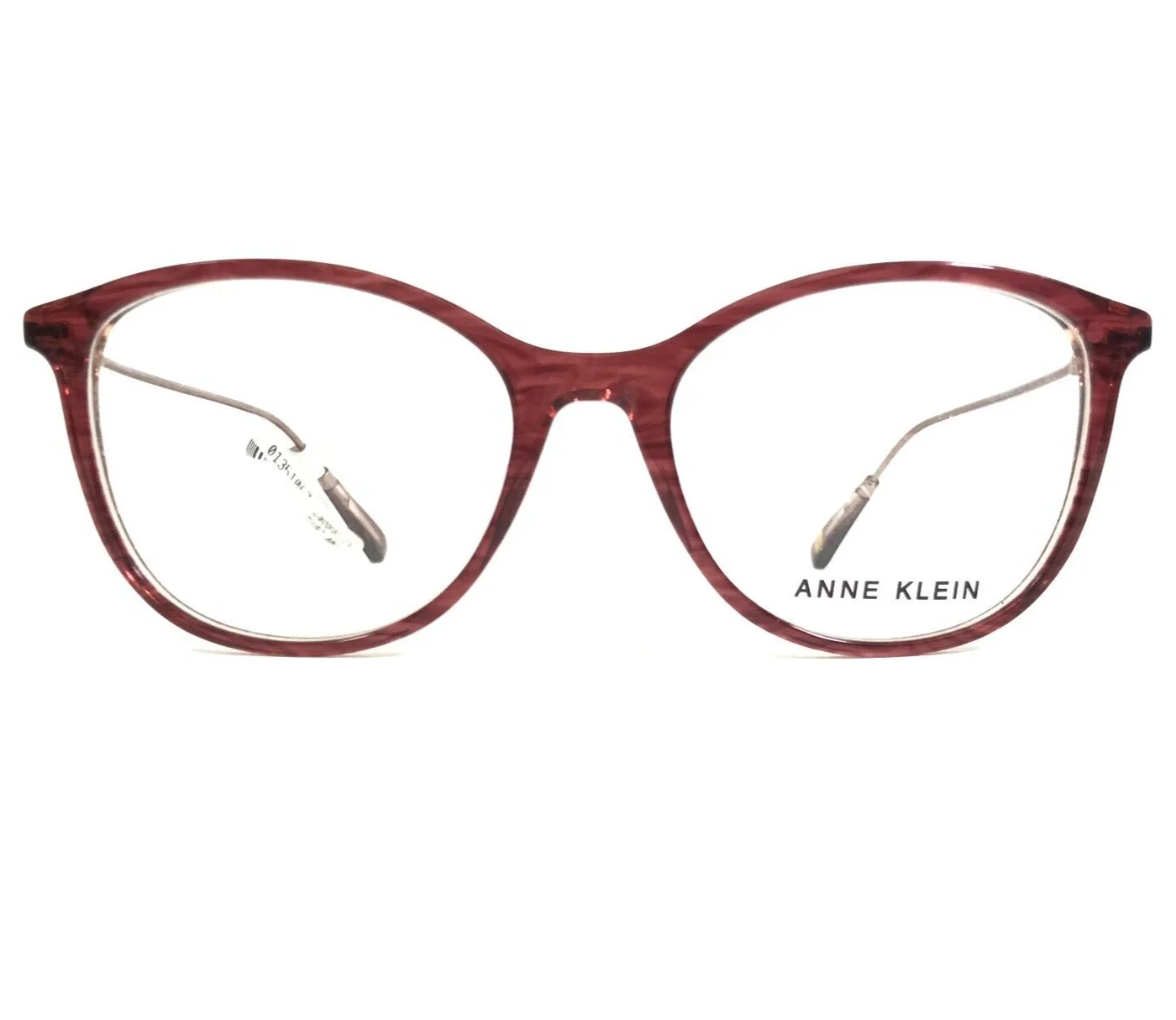 Anne Klein Eyeglasses Frames AK5072 604 MERLOT Cloudy Red Gold 52-17-140