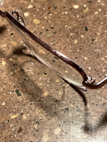 Anne Klein Eyeglasses Frames AK5073 780 ROSE GOLD Pink Wire Rim 52-16-140 4