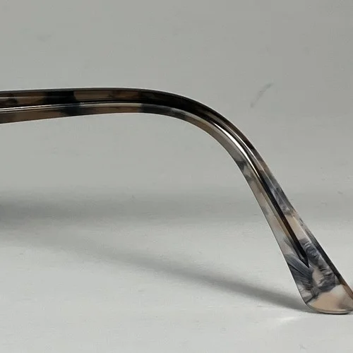 Anne Klein Eyeglasses FRAMES ONLY Semi Rim Rectangle Mocha AK5077 52 17 135 3