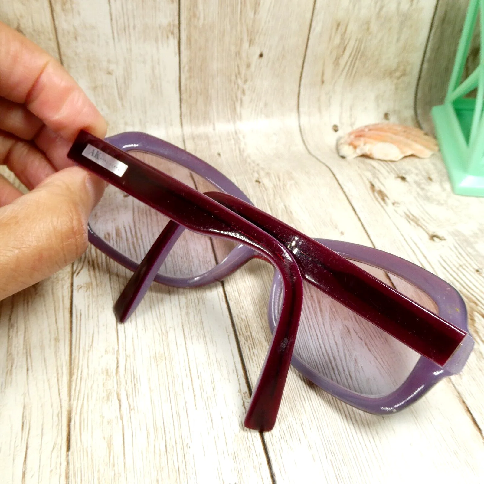 Anne Klein Womens Burgundy Violet Eyeglasses FRAMES - AK5133 118/78 55-18-130 3