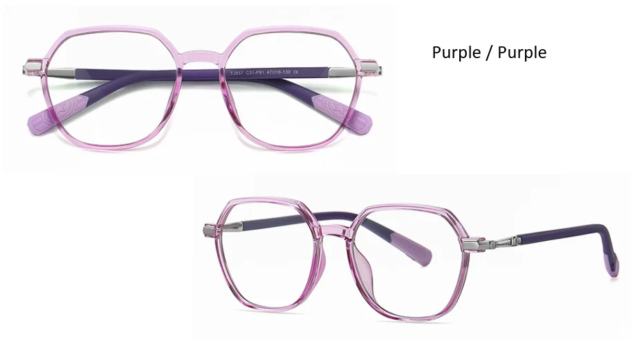 Anti-blue Light Kids Glasses Square Optical Frame Children Boy Girls Transparent Blocking Anti Reflective UV Computer Eyeglasses 4