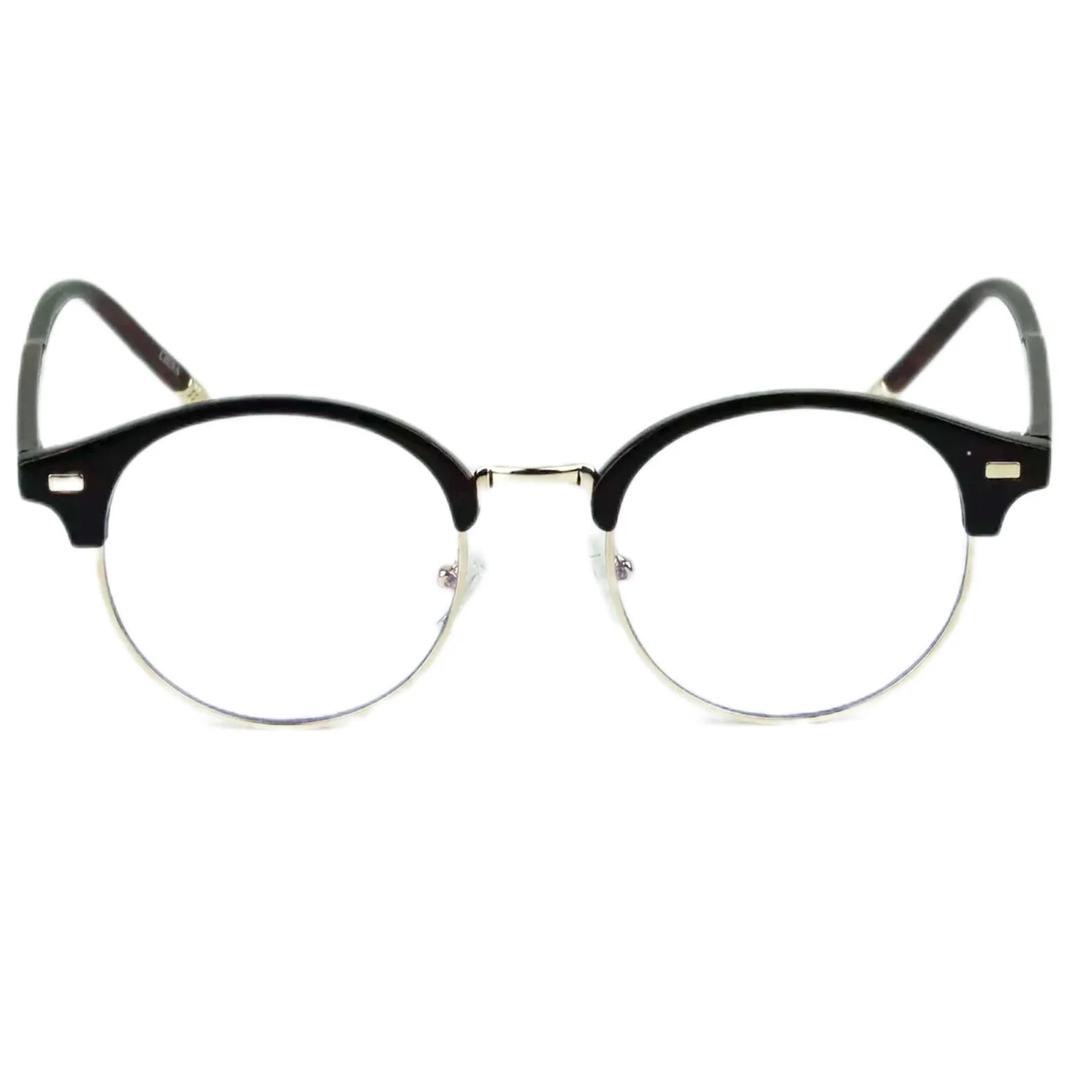 Anti Glare Blue Light Blocking Glasses Computer Gaming Clear Lens Silver Black 2