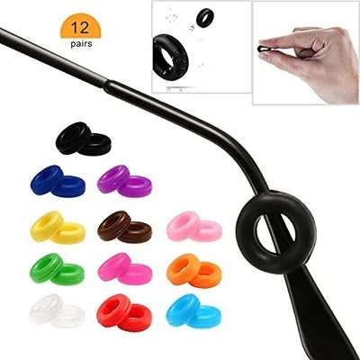 Anti-Slip Round Comfort Eyeglass Retainers- Silicone Eyeglasses Ear Hooks Sle... 4
