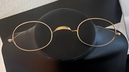 Antique 1/20 14k Gold Filled Wire Rim Oval Frames Eye Glasses 3