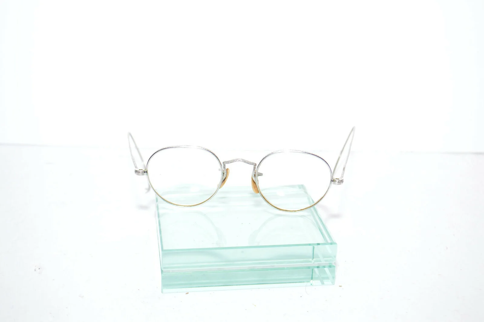 Antique ACIDTITE Eyeglasses Frames Wrap-Around Reenactor