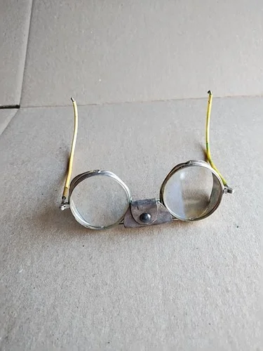 Antique Driving, Safety, Aviator, Steampunk, Metal Glasses 2