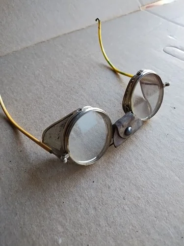 Antique Driving, Safety, Aviator, Steampunk, Metal Glasses 3