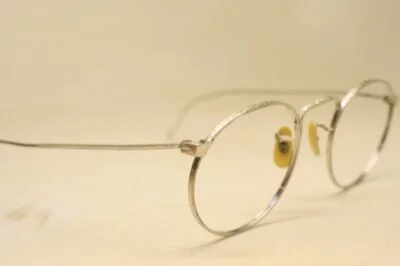 Antique Eyeglasses Frames 41X38mm 1930s American Optical AO Vintage Glasses