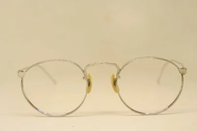 Antique Eyeglasses Frames 41X38mm 1930s American Optical AO Vintage Glasses 2