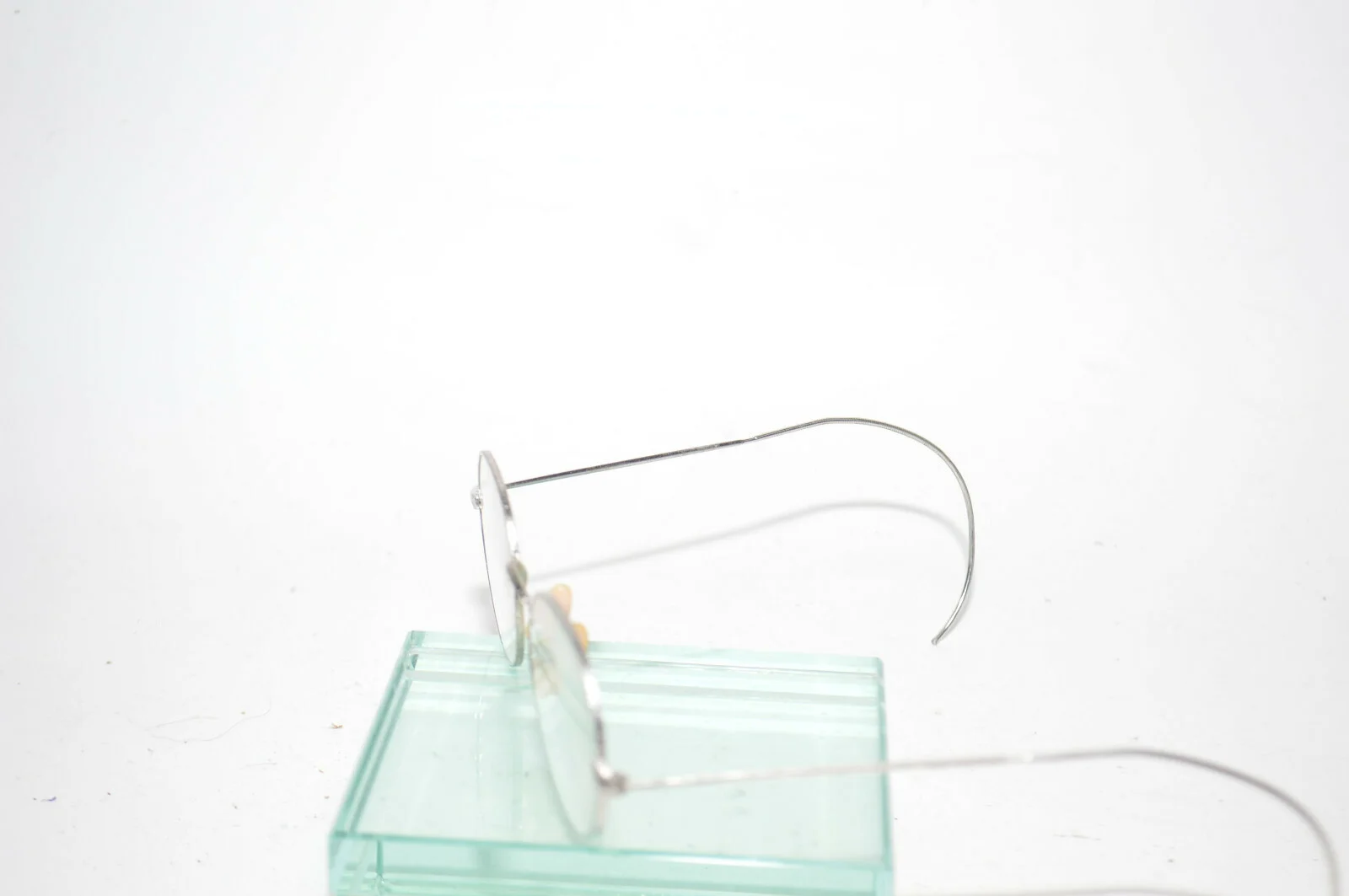 Antique Eyeglasses Frames Wrap-Around Reenactor 3