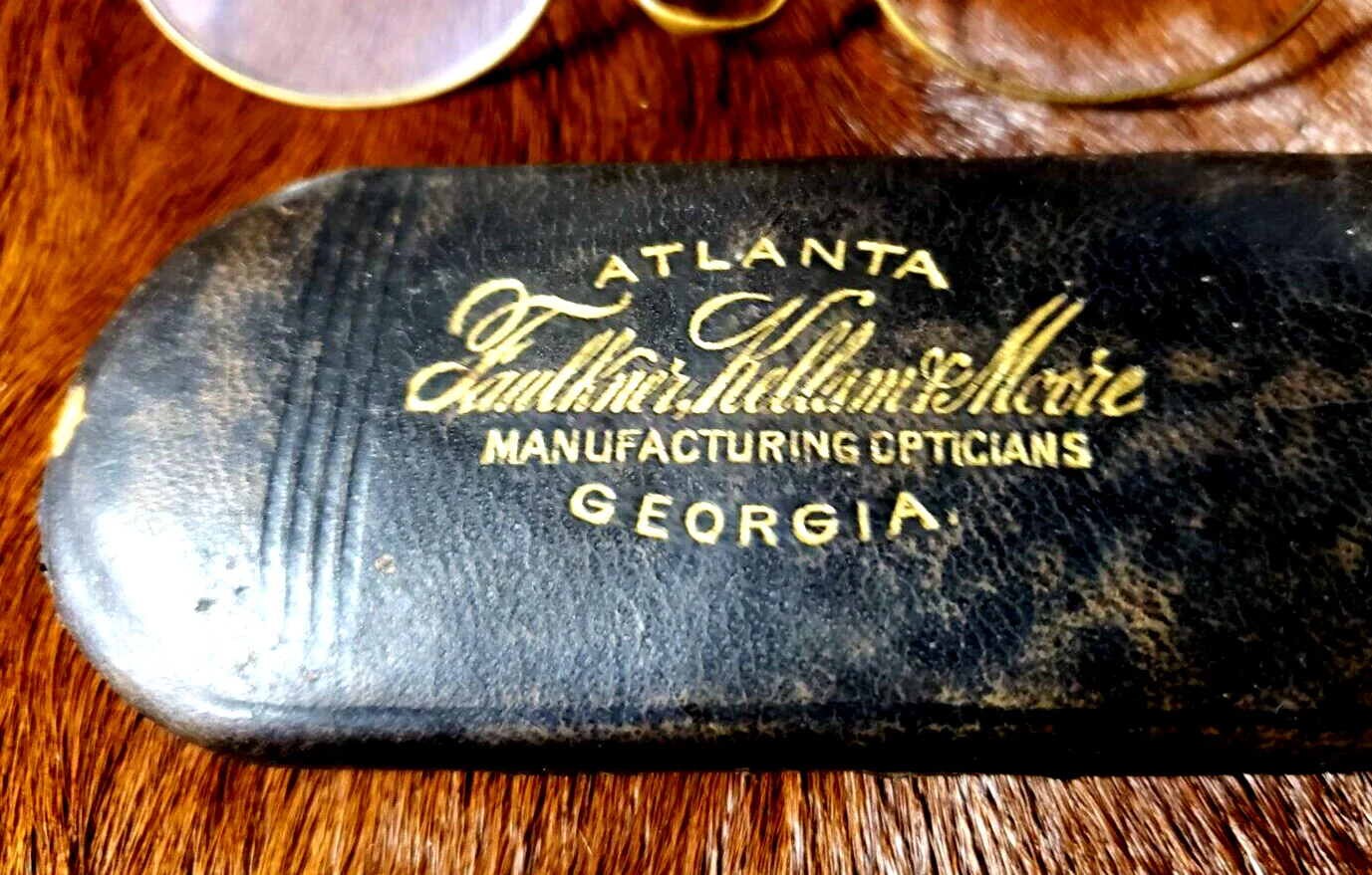 antique glasses in case 2