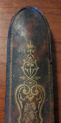 Antique Lacquer Eyeglass Case 19th Century Lacquerware 2