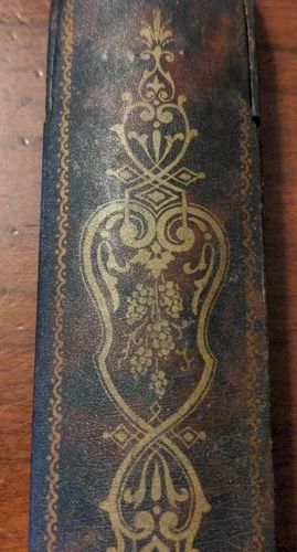 Antique Lacquer Eyeglass Case 19th Century Lacquerware 4